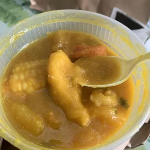 Cow foot soup yumm