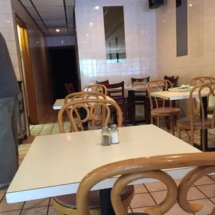 Sizable dining area