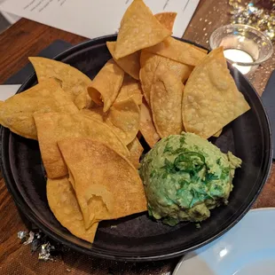 Guac and chips