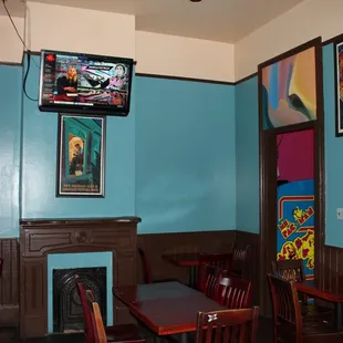 interior, pizza