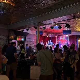 Crowded with Mardi Gras