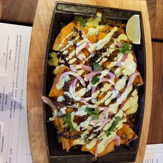 Short Rib and Chorizo Nachos
