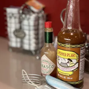 the ingredients of a hot sauce