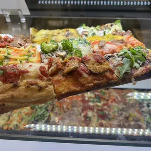 Mosaic of Roman pizza slices