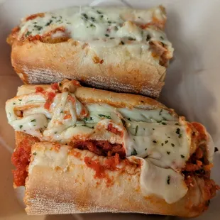 Chicken Parmesan Hero Sandwich