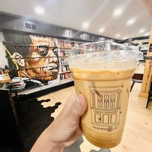 Brown sugar iced latte