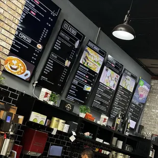 Menu selection from front counter.