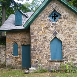 The ice house outside the main house