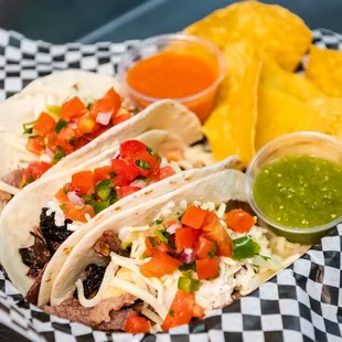 tacos, food