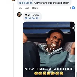 He called a young lady a "welfare queen" very unprofessional and disrespectful.