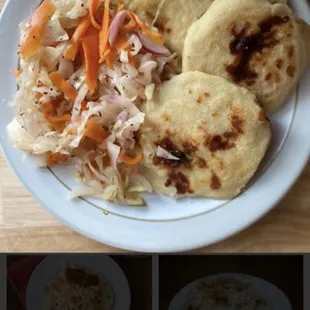 Chicken pupusa!