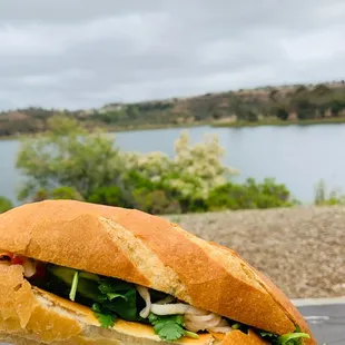 Banh mi with a view.