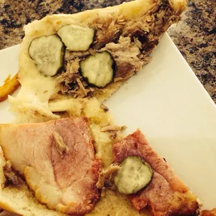 Inside the Cuban sandwich