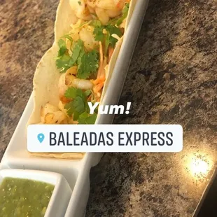 Shrimp Tacos. These are so good!