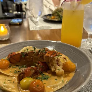 Creamy Lobster Ravioli