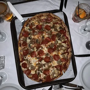 Pepperoni special pizza