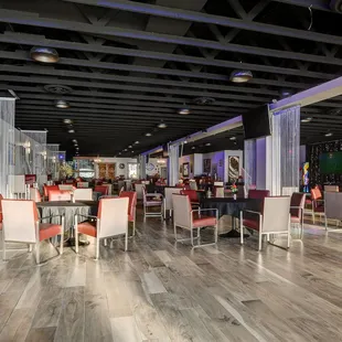 interior, sushi and sashimi