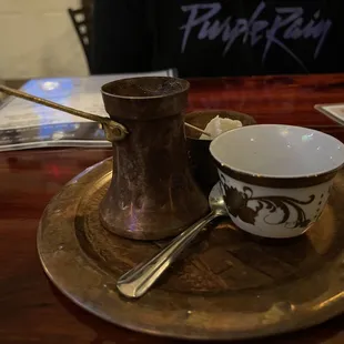Turkish coffee. Amazing.