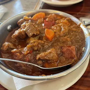 Bowl of Beef and Vegetable Stew