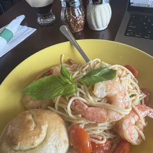 The epic scampi and garlic knot, I&apos;d do it again.