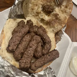 Mmmmm -- 10 piece Cevapcici (kabob)