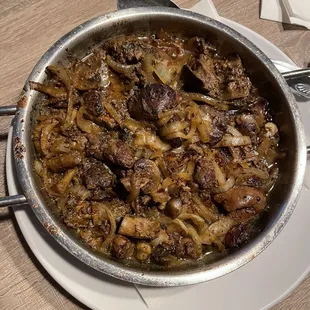 Chicken Liver with Mushrooms and Onions !!!