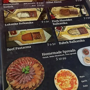 pizza, menu