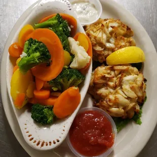 a plate of food