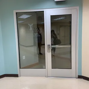 Entrance to the rooms - need a room to key to get past this point