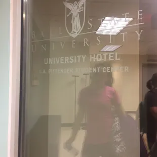 Entry to the hotel area on the 3rd floor