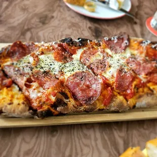 Gotham pizza. Great crust.