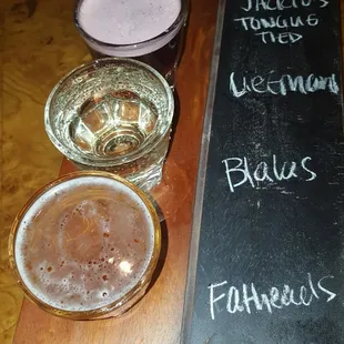 Beer flights...a must!