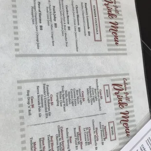 Menu summer 2020