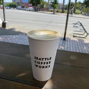 Latte with soy