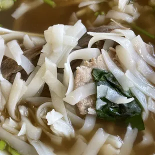 Combination pho noodles