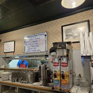 sushi and sashimi, interior