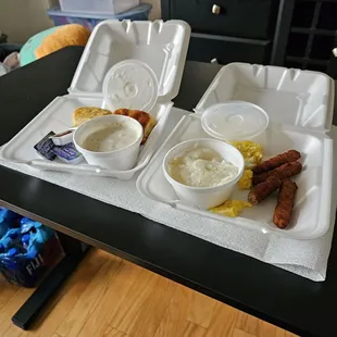 Simple 2 Egg Breakfast