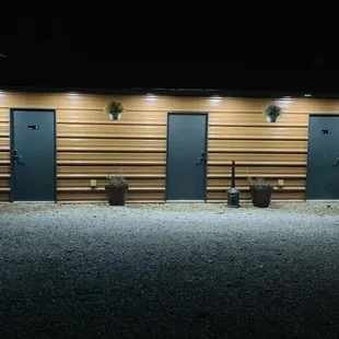 Well lit showerfacility