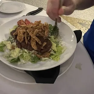 Black and Bleau Steak Salad