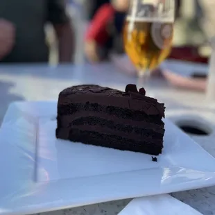 Chocolate fudge cake. Soooo yummy