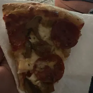 Delicious pizza!