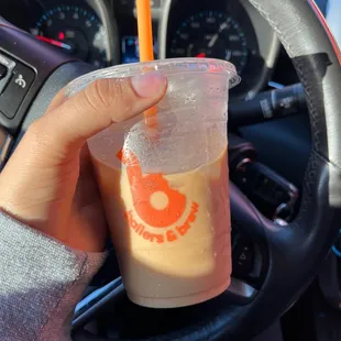 Iced Vanilla Latte with Oat Milk