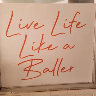 Live life like a baller