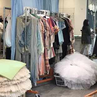 Costume room.