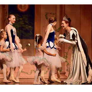 The Queen greets her guests at the ball, Act 3 Scene 1 Swan Lake June 9 2018