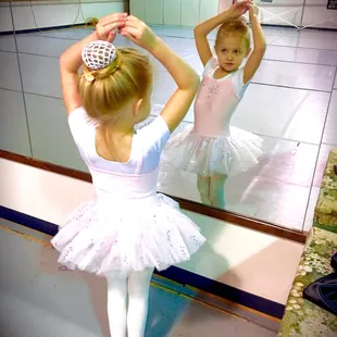 First time at the ballet studio!