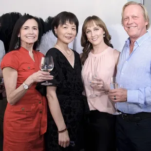 Ballet Tucson Patrons with Artistic Director Margaret Mullin and Associate Artistic Director Chieko Imada Photo by Ed Flores