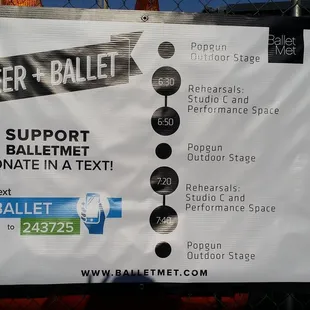 Beer for Ry, Ballet for me.  Something for everyone!