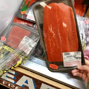 Wild sockeye salmon on sale