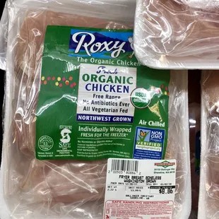 Organic ck breast $3.99/lb!